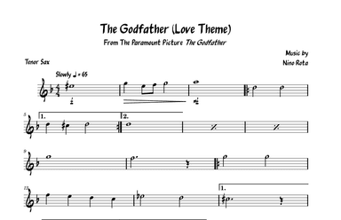 The Godfather (love Theme) (arr. David Lartey)
