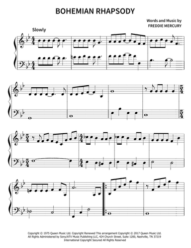 Bohemian Rhapsody (arr. Arby Richter)