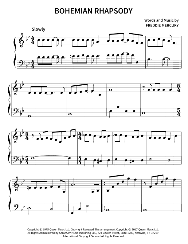 Bohemian Rhapsody (arr. Arby Richter)