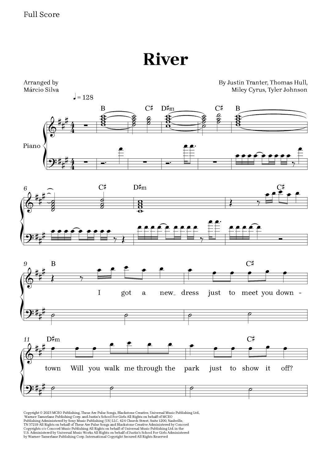 River (arr. Márcio Silva)