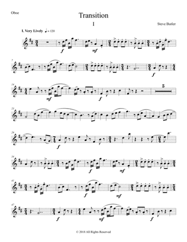 Transition I Part: Oboe