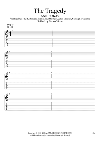 The Tragedy (arr. Marco Vitale)
