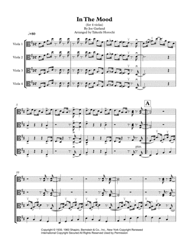 In The Mood (arr. Takeshi Horochi)