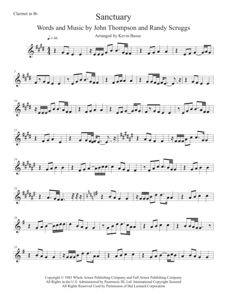 Sanctuary (arr. Kevin Busse)