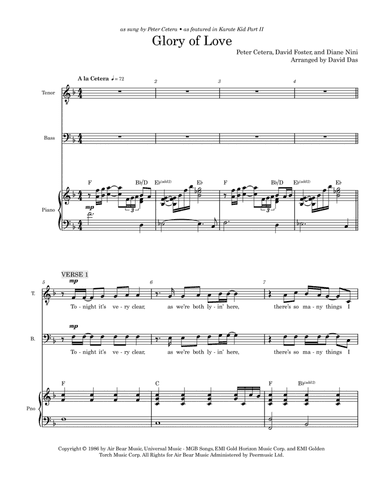 Glory Of Love (arr. David Das)