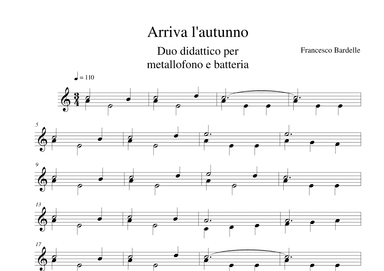 ARRIVA L'AUTUNNO