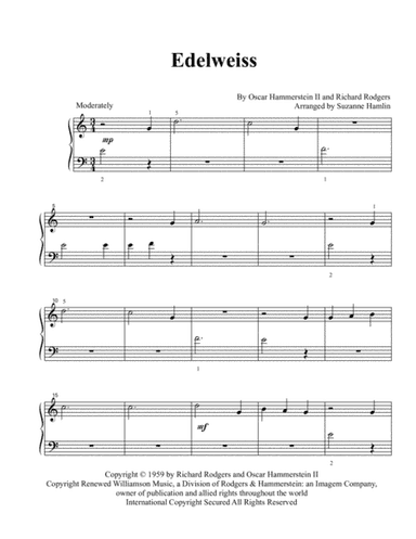 Edelweiss (arr. Suzanne Hamlin)