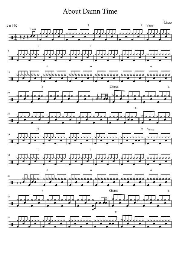 About Damn Time (arr. Matěj Diviš)