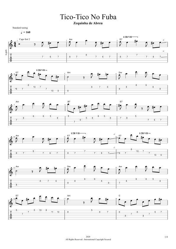 Tico-Tico No Fuba (arr. Edina Balczo)