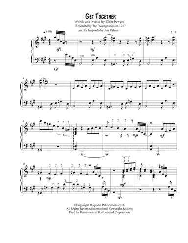 Let's Get Together (get Together) (arr. Jim Palmer)