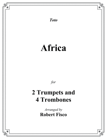 Africa (arr. Robert Fisco)