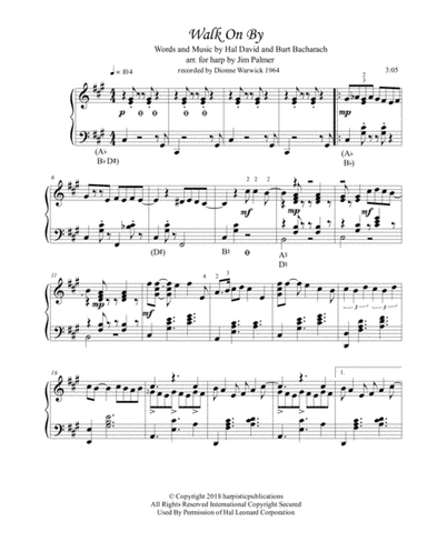 Walk On By (arr. Jim Palmer)