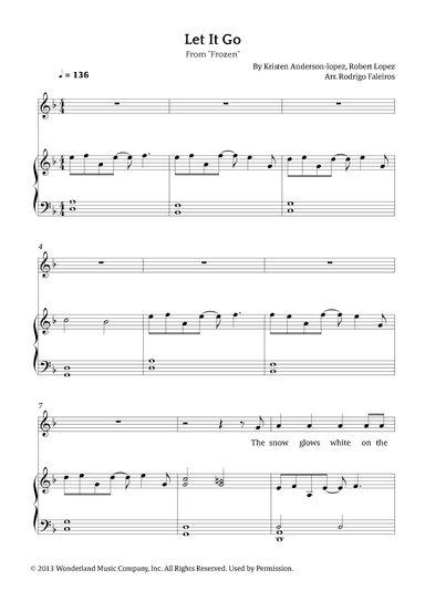 Let It Go (arr. Rodrigo Faleiros)