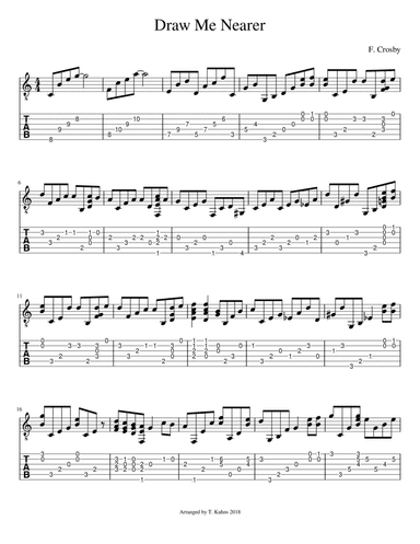 Draw Me Nearer (arr. Terry Kuhns)
