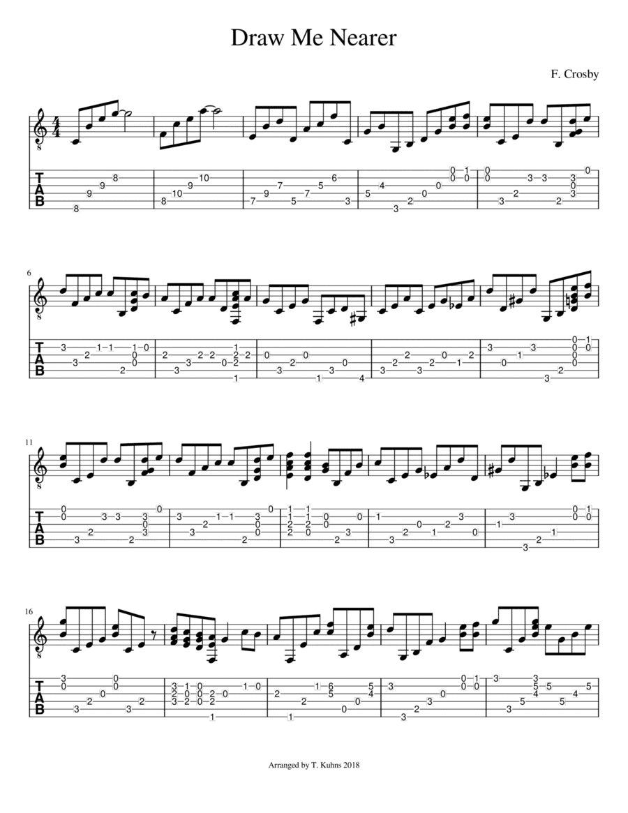 Draw Me Nearer (arr. Terry Kuhns)