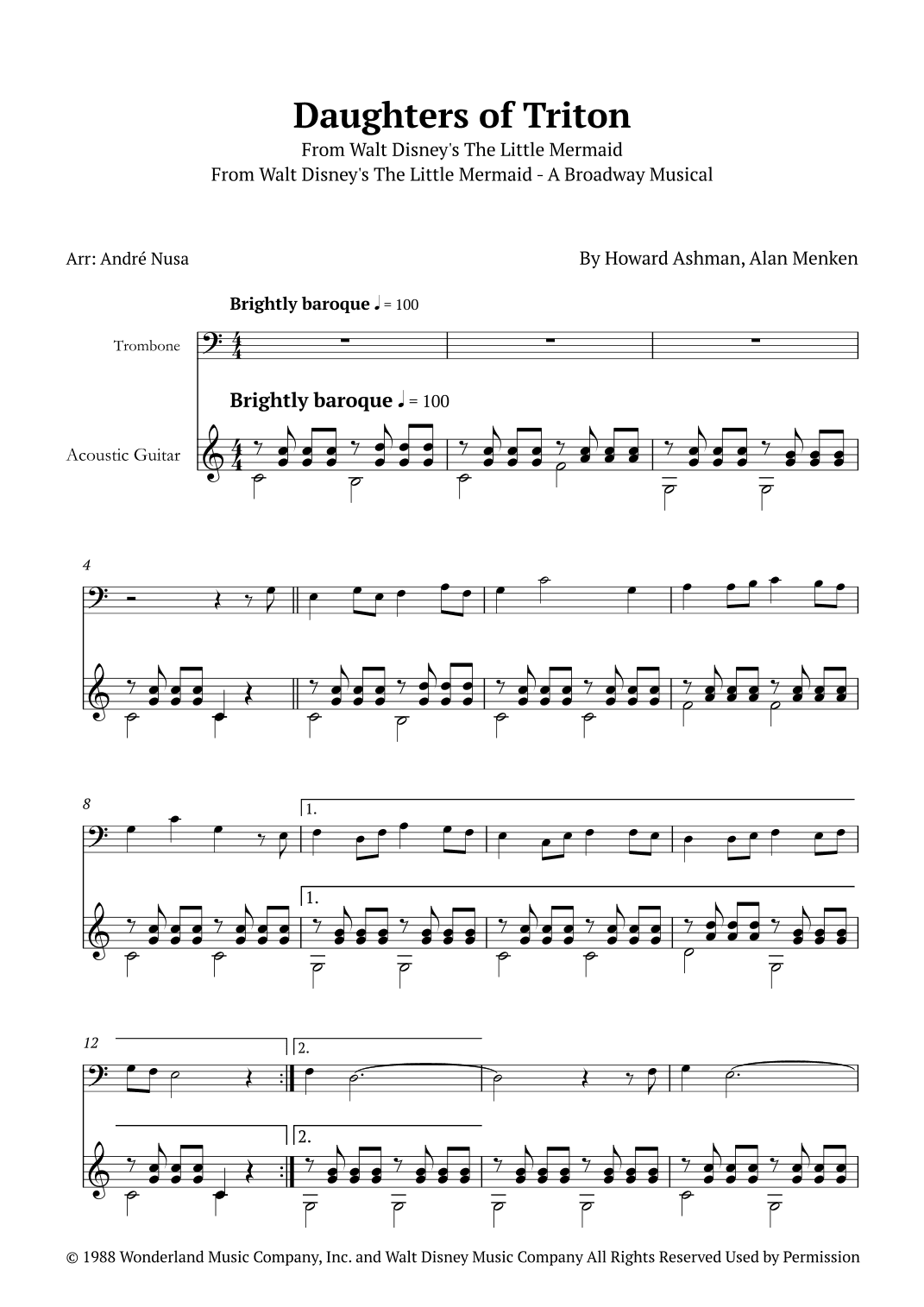 Daughters Of Triton (arr. André Nusa)