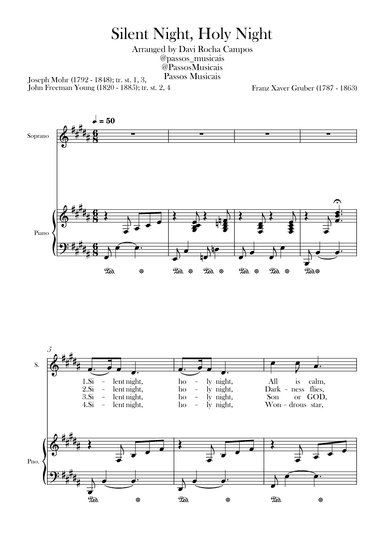 Silent Night, Holy Night (arr. Davi Rocha Campos)