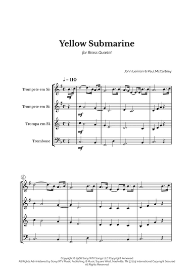 Yellow Submarine (arr. Marcos Soares)