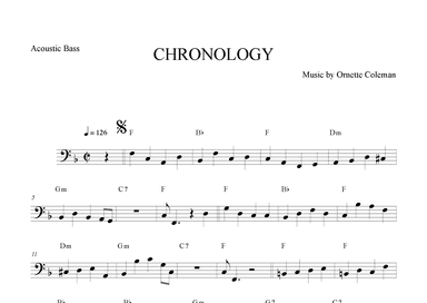 Chronology (arr. The Sheet Music Library)