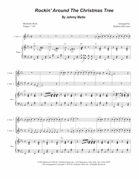 Rockin' Around The Christmas Tree (arr. Stephen DeCesare)