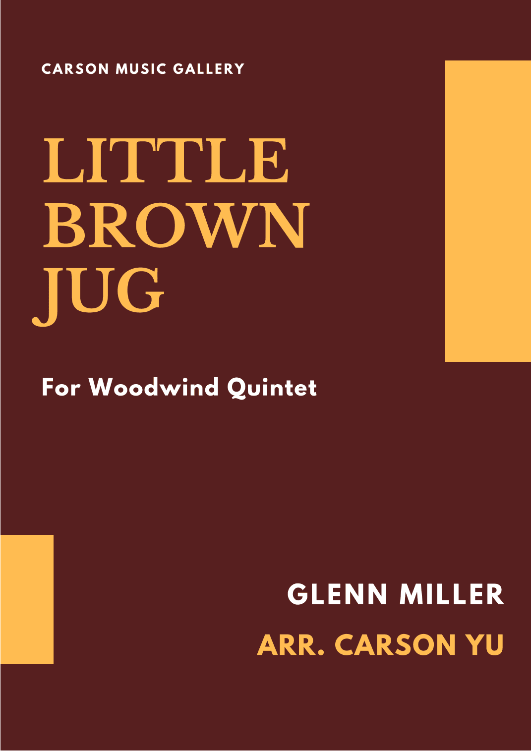 Little Brown Jug (arr. Carson Yu)
