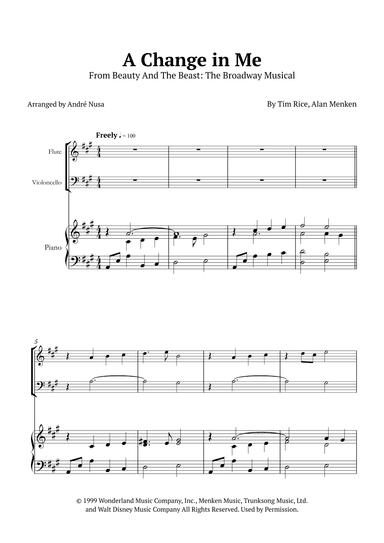 A Change In Me (arr. André Nusa)