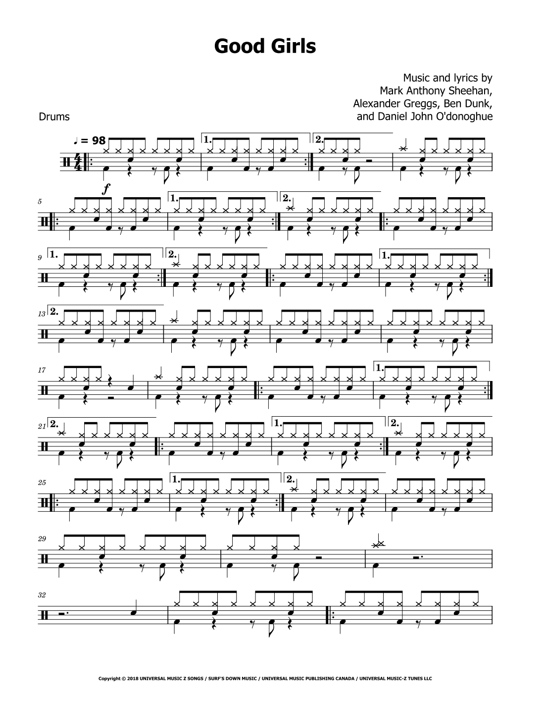 Good Girls (arr. David Lartey)