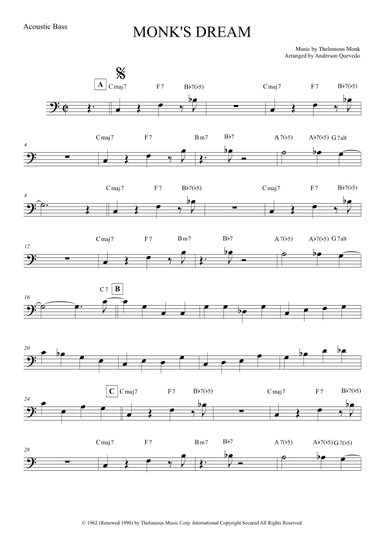 Monk's Dream (arr. Anderson Quevedo)