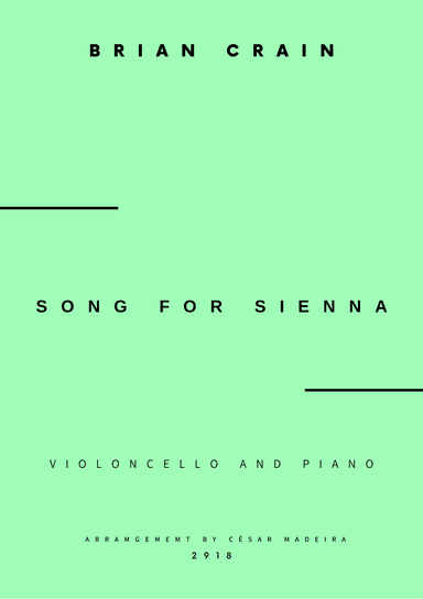 Song For Sienna (arr. César Madeira)
