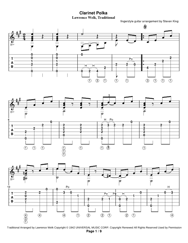 Clarinet Polka (arr. Steven Michael King)