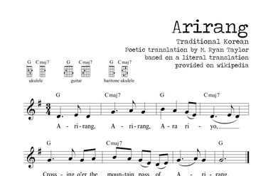 Arirang (Korean Folk Song) (arr. M. Ryan Taylor)