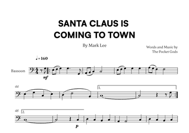 Santa Claus Is Coming To Town (arr. Cadenza Editions)