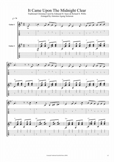 It Came Upon A Midnight Clear (arr. Antonius Agung Setiawan)
