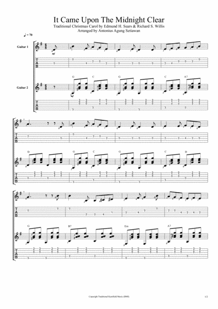 It Came Upon A Midnight Clear (arr. Antonius Agung Setiawan)