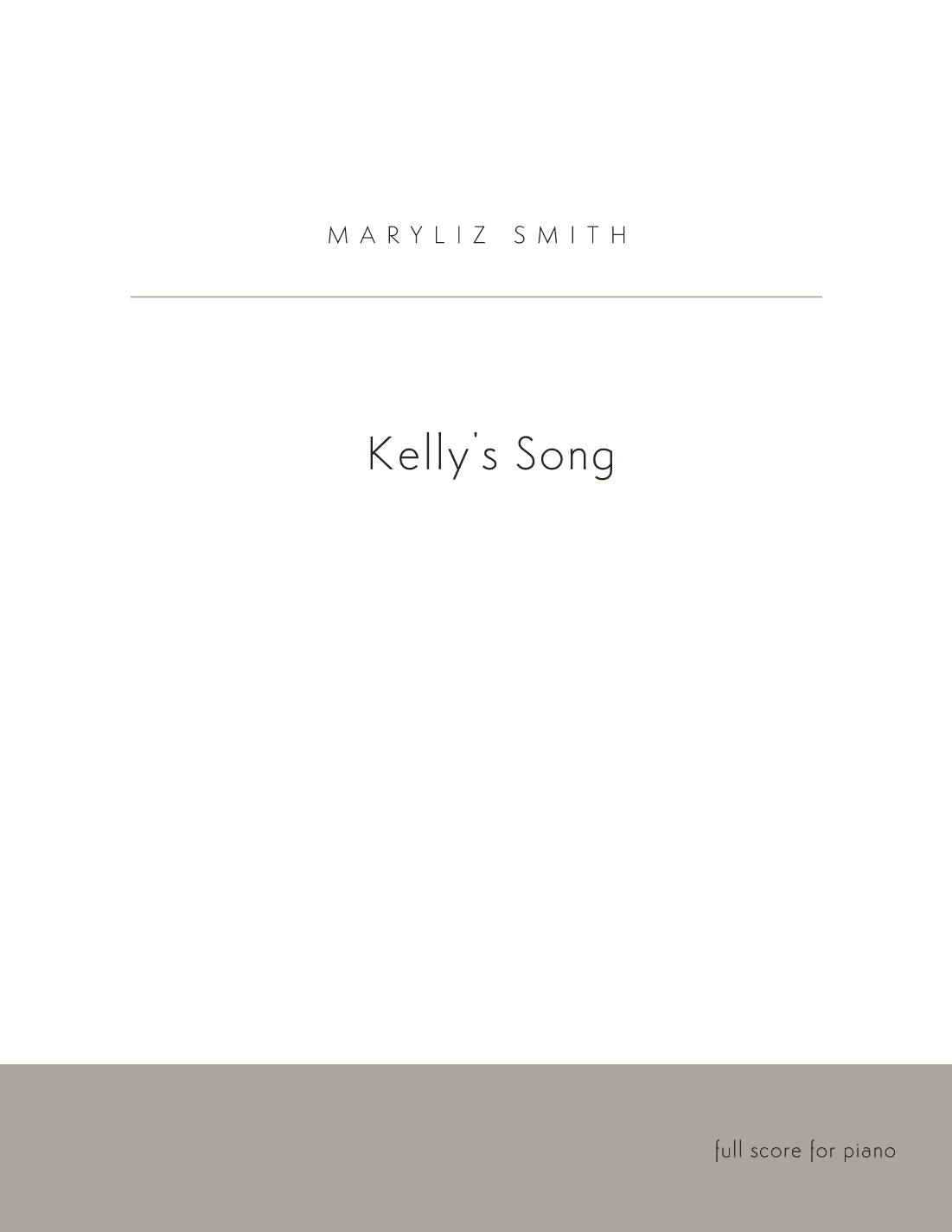 Kelly's Song