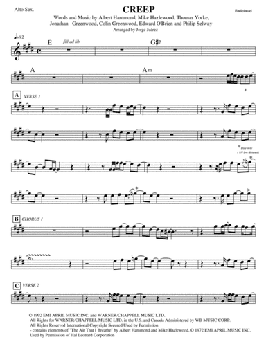 Creep (arr. Jorge Juárez)