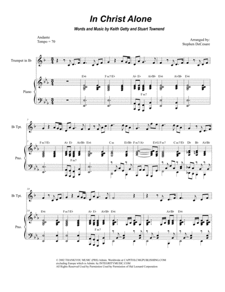 In Christ Alone (arr. Stephen DeCesare)