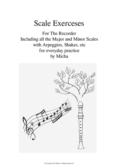 Scale Exercises For The Recorder