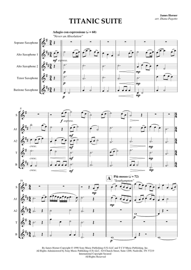 Titanic Suite (arr. Diana Pagotto)