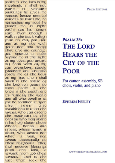 Psalm 33: The Lord Hears the Cry of the Poor
