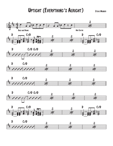 Uptight (everything's Alright) (arr. David M Fagnant)