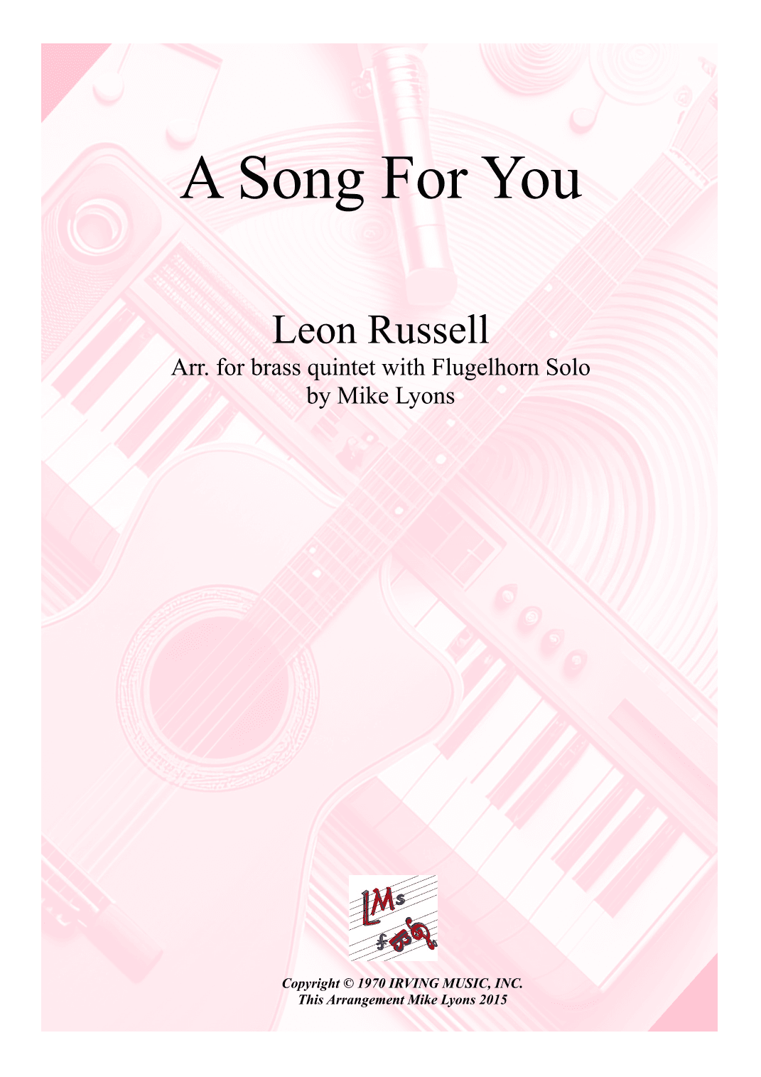 A Song For You (arr. Mike Lyons)
