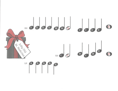 Jolly Old St. Nicholas - Prereading (arr. Rebekah Wall)