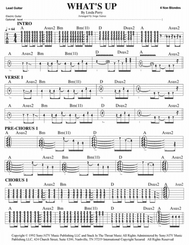 What's Up (arr. Jorge Juárez)