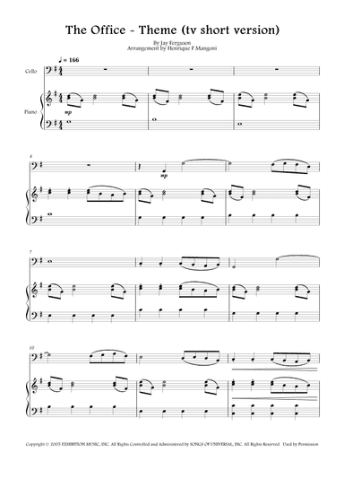 The Office - Theme (arr. Henrique F Mangoni)
