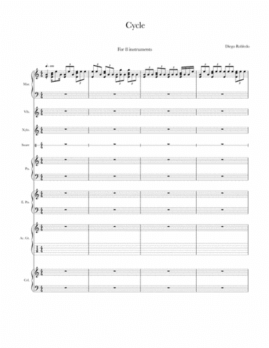 "Cycle" for 8 instruments