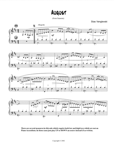 August (Solo Accordion)