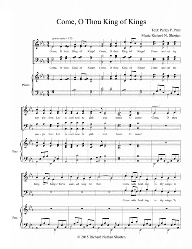 Come, O Thou King of Kings