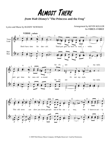 Almost There (arr. Kevin Keller)