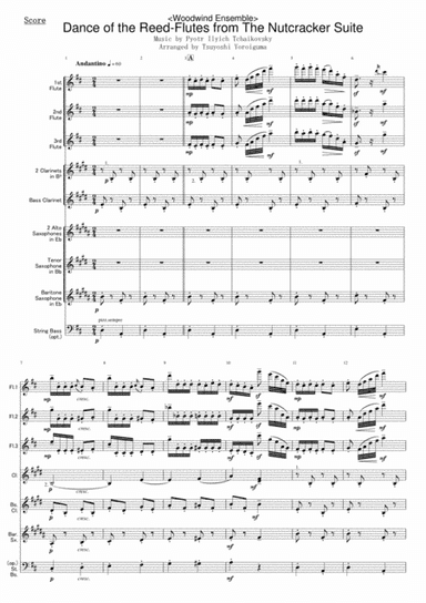 Dance of the Reed-Flutes from The Nutcracker Suite (arr. Tsuyoshi Yoroiguma)